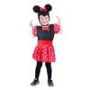 Déguisement Souris Noir Et Rouge Fille 