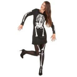 Déguisement Robe Squelette Halloween 
