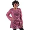 Tunique Disco Femme Sequins - Rose 