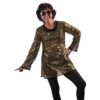 Tunique Disco Femme Sequins - Or 