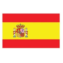 Drapeau Espagne De Façade En Polyester 90X150 