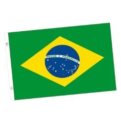 Drapeau Brésil De Façade En Polyester 90x150 