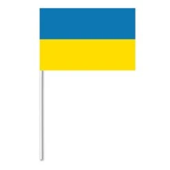Drapeaux Ukraine Papier 14 X 21cm 