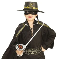 Kit Déguisement Zorro Enfant Avec épée Sonore 