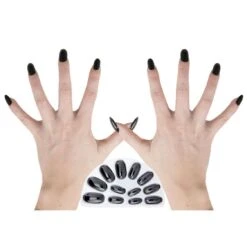 Faux Ongles Noirs 