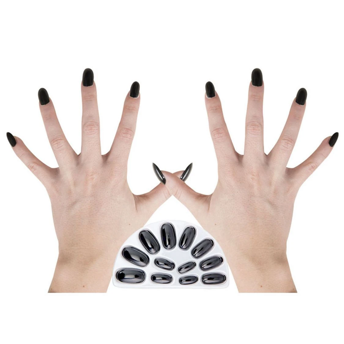 Faux Ongles Noirs 1 Faux Ongles Noirs