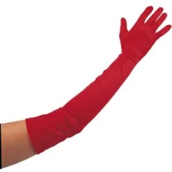 Gants Longs Rouges 56cm 