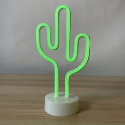 Lampe Cactus Néon 