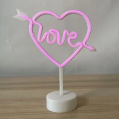 Lampe Coeur Love Néon 