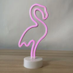 Lampe Flamant Néon 