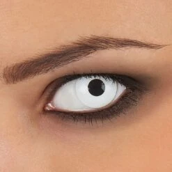 Lentilles De Contact Fantaisie Oeil Blanc 