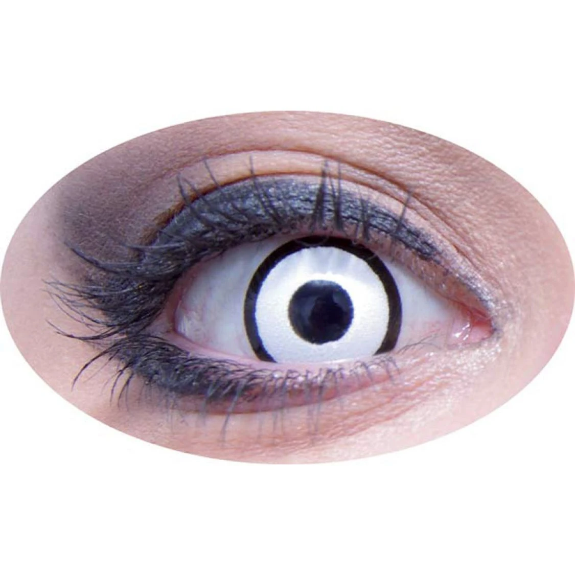 Lentilles De Contact Fantaisie Manson Oeil Blanc Cerclé Noir 1 Lentilles De Contact Fantaisie Manson Oeil Blanc Cerclé Noir