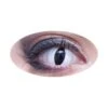 Lentilles De Contact Fantaisie Oeil De Chat Blanc 