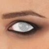 Lentilles De Contact Fantaisie Oeil Blanc Quadrillé 