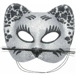 Loup Chat En Tissu Avec Paillettes 