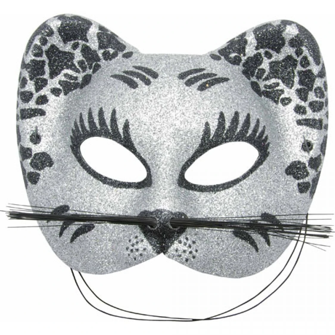 Loup Chat En Tissu Avec Paillettes 1 Loup Chat En Tissu Avec Paillettes