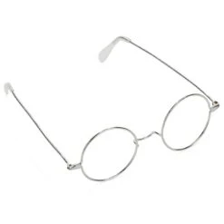 Lunette Ronde Métal Père Noël 