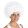 Perruque Adulte Afro Blanche 