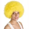 Perruque Adulte Afro Jaune 