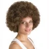 Perruque Adulte Afro Marron 