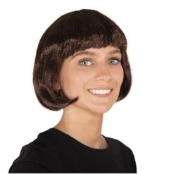 Perruque Adulte Cabaret Marron 
