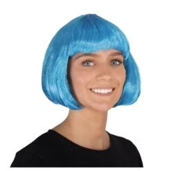 Perruque Adulte Cabaret (plusieurs Coloris) 12 Perruque Adulte Cabaret (plusieurs Coloris) -Déguisement Magique Promos Magasin perruque cabaret adulte turquoise