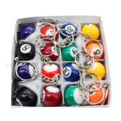 Porte Clés Boule De Billard Par 16 