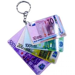 Porte Clés Billets Euros Par 12 