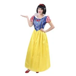 Déguisement Princesse Jaune Et Bleue Adulte 