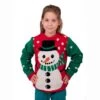 Pull De Noël Bonhomme De Neige Enfant Mixte 