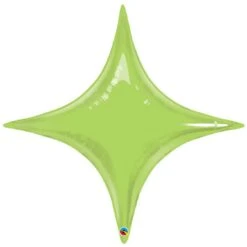 Ballon Mylar étoile Design Vert Tilleul (Starpoint) (20'') 